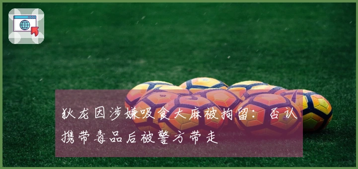 狄龙因涉嫌吸食大麻被拘留：否认携带毒品后被警方带走